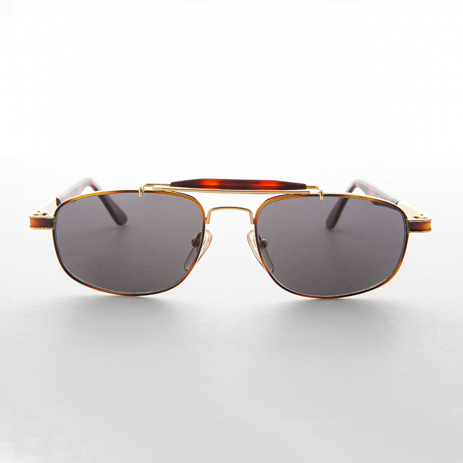 Gold 90s Vintage Pilot Sunglass - Kit