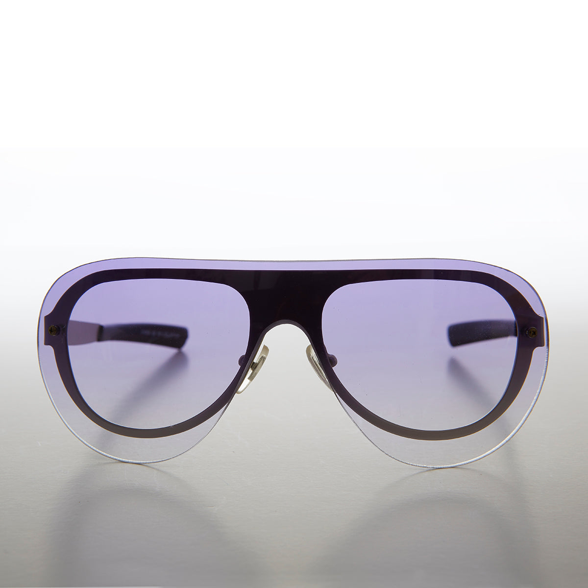 Rimless Aviator with Color Lenses- Devo