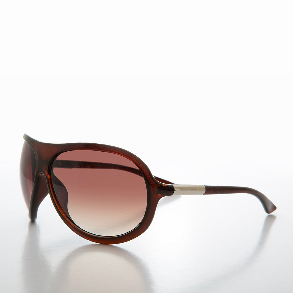 Large Teardrop 80s Fashion Sunglass - Dixon